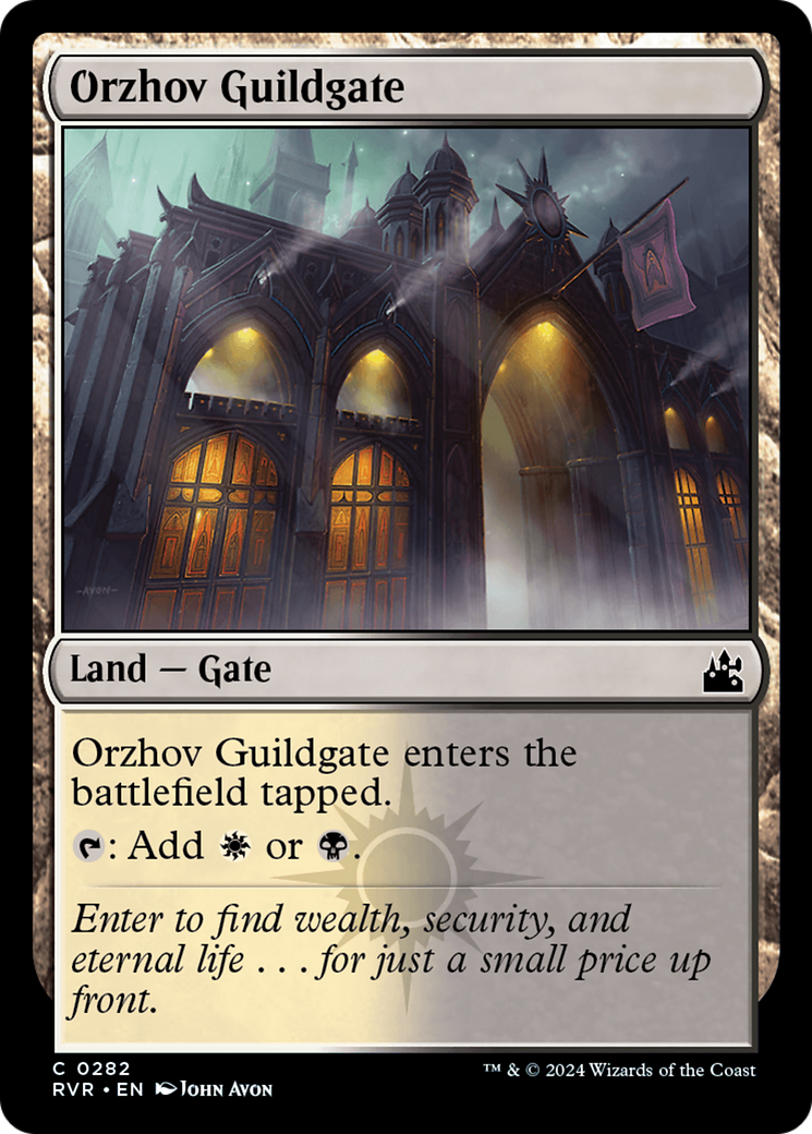 Orzhov Guildgate [Ravnica Remastered] | The Time Vault CA