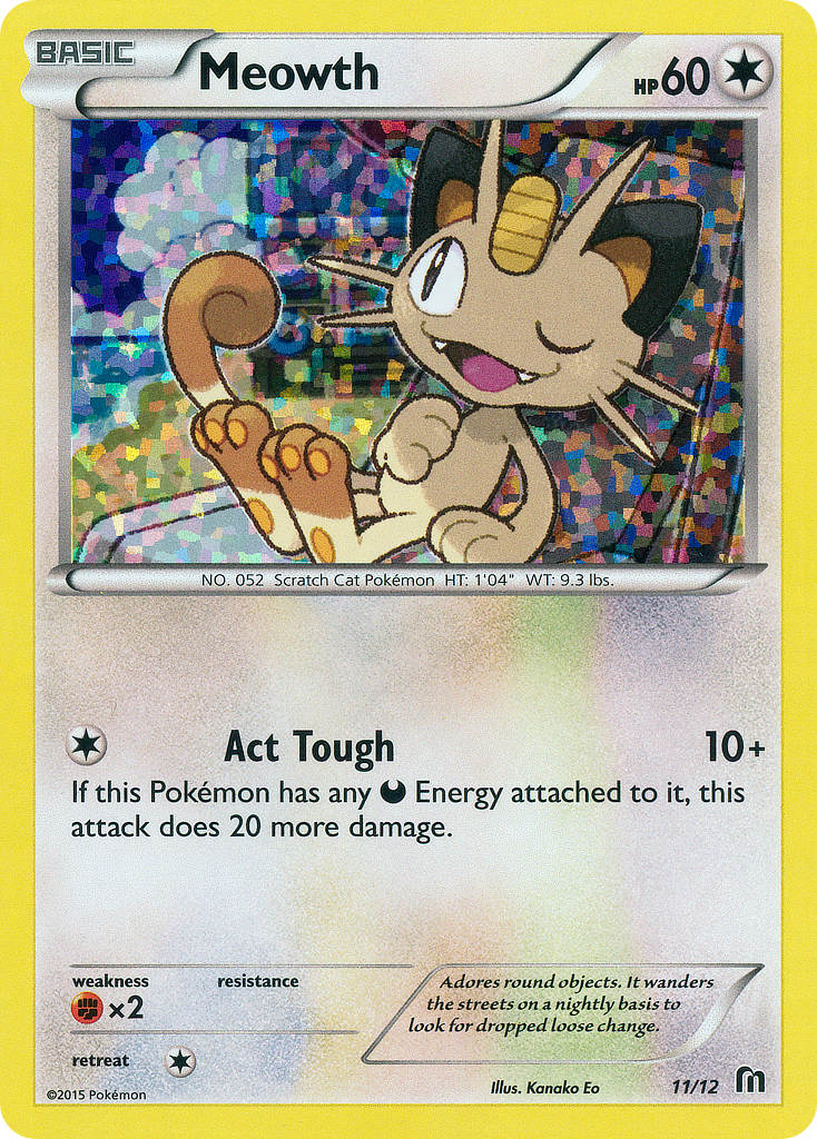 Meowth (11/12) [McDonald's Promos: 2016 Collection] | The Time Vault CA