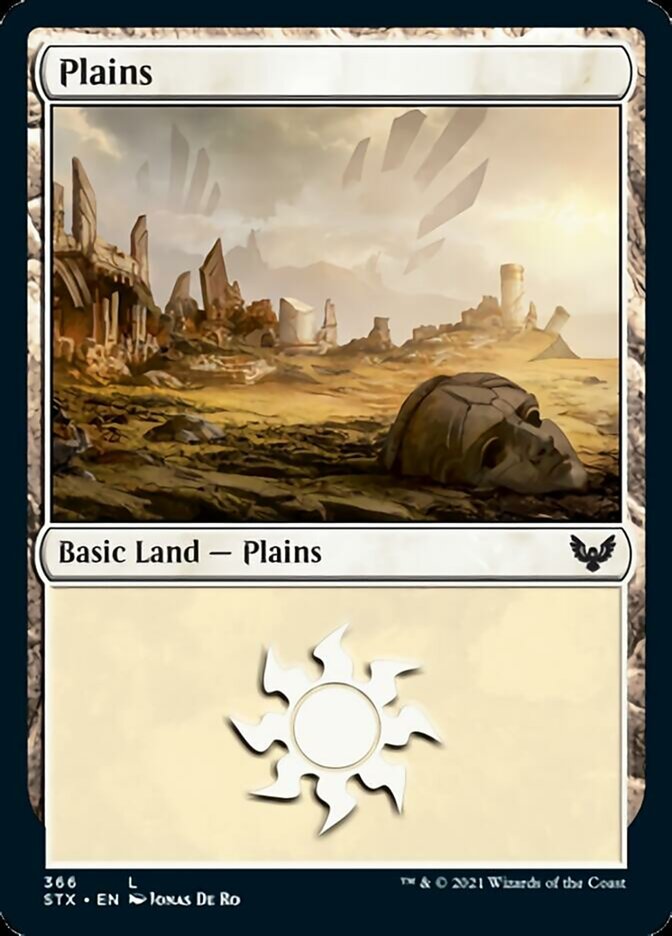 Plains (#366) [Strixhaven: School of Mages] | The Time Vault CA