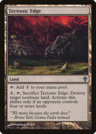 Tectonic Edge [Worldwake] | The Time Vault CA