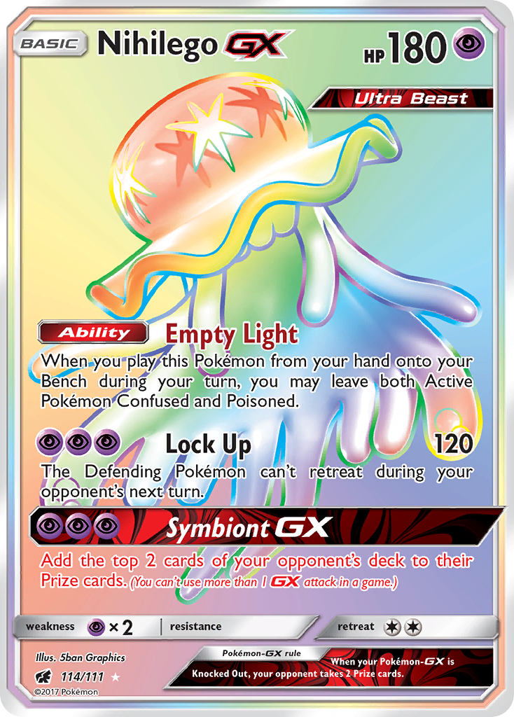 Nihilego GX (114/111) [Sun & Moon: Crimson Invasion] | The Time Vault CA