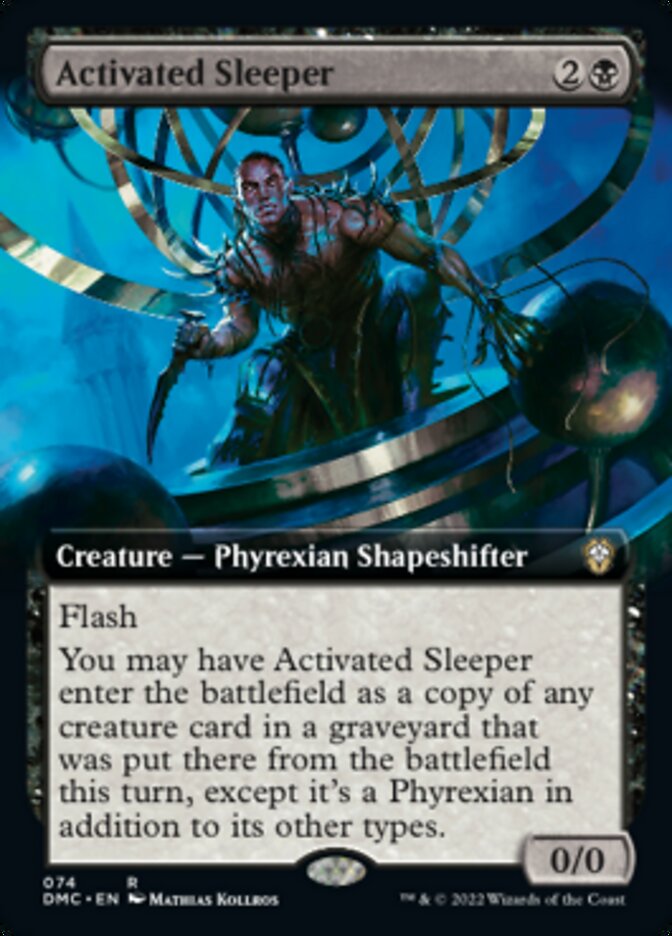 Activated Sleeper (Extended Art) [Dominaria United Commander] | The Time Vault CA