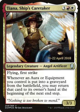 Tiana, Ship's Caretaker [Dominaria Promos] | The Time Vault CA