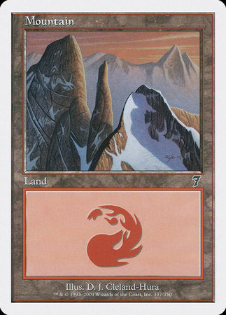 Mountain (337) [Seventh Edition] | The Time Vault CA