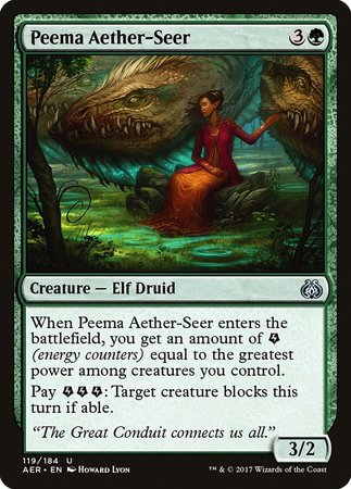 Peema Aether-Seer [Aether Revolt] | The Time Vault CA