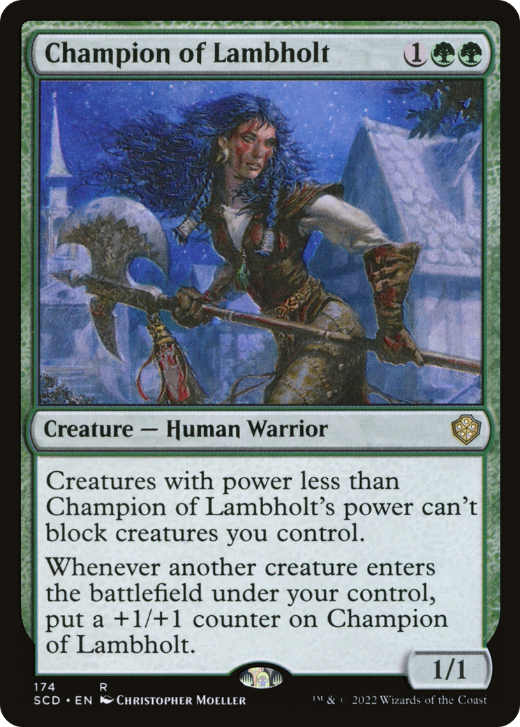 Champion of Lambholt [Starter Commander Decks] | The Time Vault CA