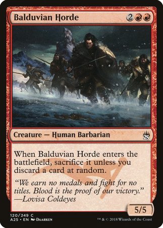 Balduvian Horde [Masters 25] | The Time Vault CA