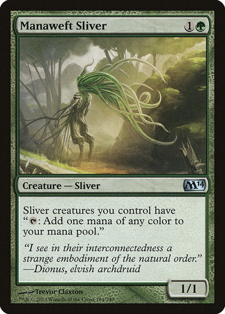 Manaweft Sliver [Magic 2014] | The Time Vault CA