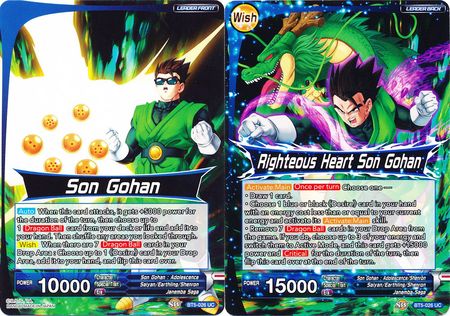 Son Gohan // Righteous Heart Son Gohan (BT5-026) [Miraculous Revival] | The Time Vault CA