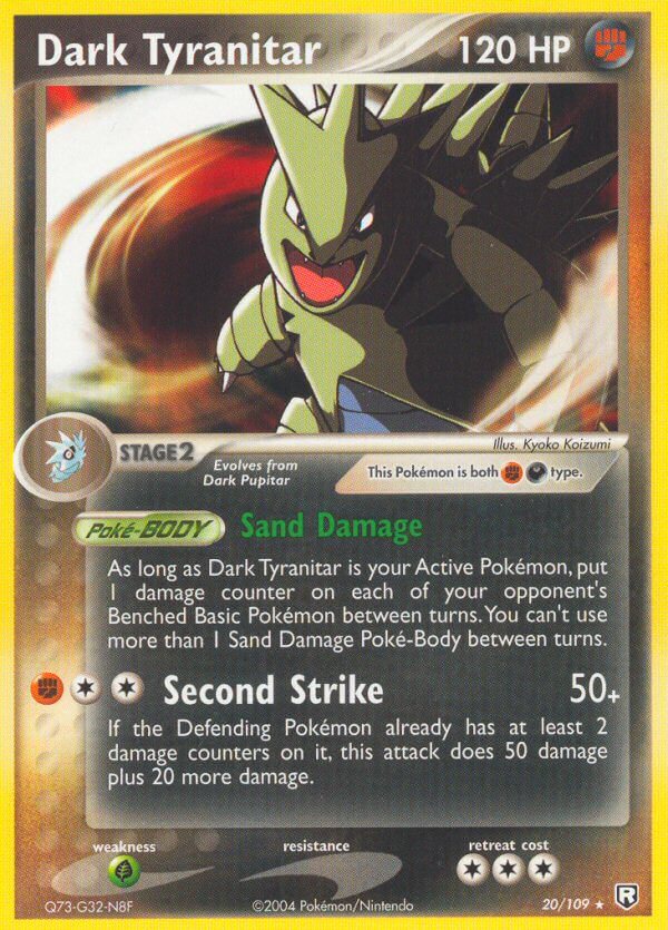 Dark Tyranitar (20/109) (Theme Deck Exclusive) [EX: Team Rocket Returns] | The Time Vault CA