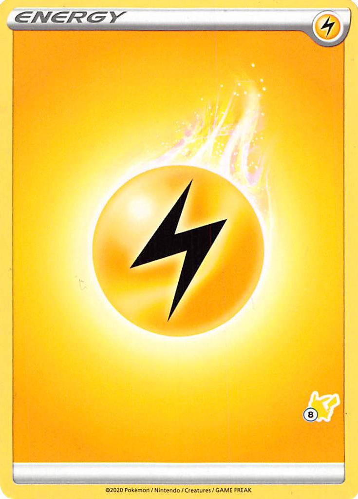 Lightning Energy (Pikachu Stamp #8) [Battle Academy 2022] | The Time Vault CA