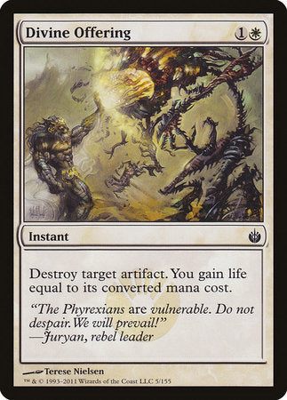 Divine Offering [Mirrodin Besieged] | The Time Vault CA