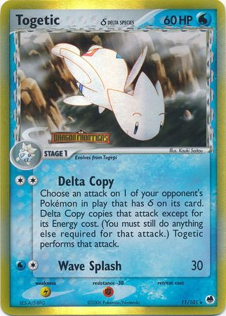 Togetic (11/101) (Delta Species) (Stamped) [EX: Dragon Frontiers] | The Time Vault CA