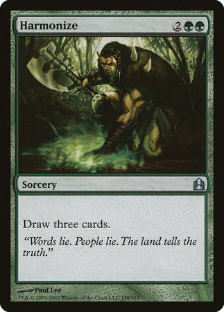 Harmonize [Commander 2011] | The Time Vault CA