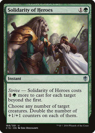 Solidarity of Heroes [Commander 2016] | The Time Vault CA