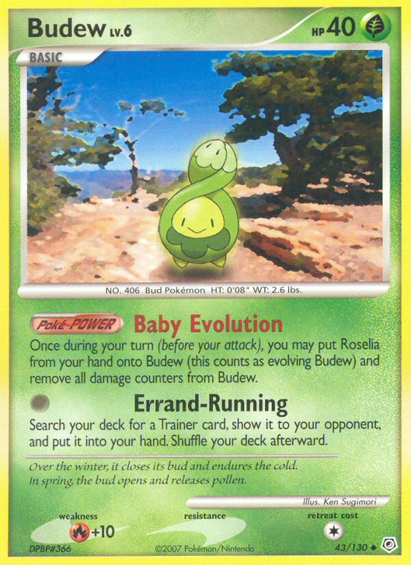 Budew (43/130) [Diamond & Pearl: Base Set] | The Time Vault CA