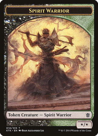 Spirit Warrior Token [Khans of Tarkir Tokens] | The Time Vault CA