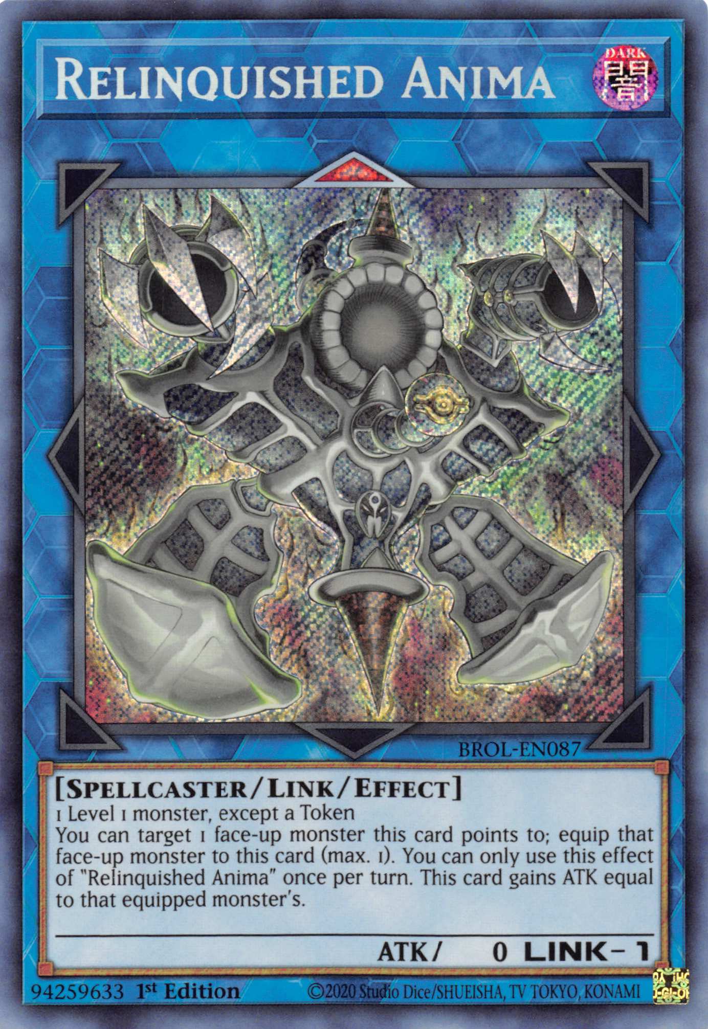 Relinquished Anima [BROL-EN087] Secret Rare | The Time Vault CA
