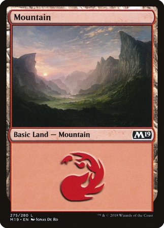 Mountain (275) [Core Set 2019] | The Time Vault CA