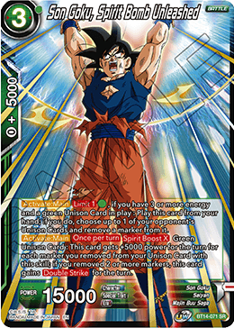 Son Goku, Spirit Bomb Unleashed (BT14-071) [Cross Spirits] | The Time Vault CA