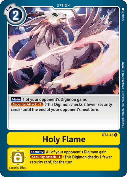 Holy Flame [ST3-15] [Starter Deck: Heaven's Yellow] | The Time Vault CA