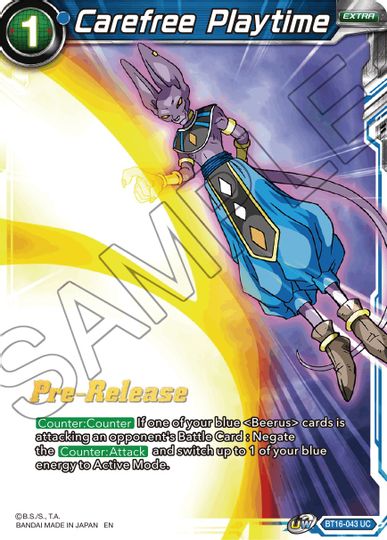 Carefree Playtime (BT16-043) [Realm of the Gods Prerelease Promos] | The Time Vault CA