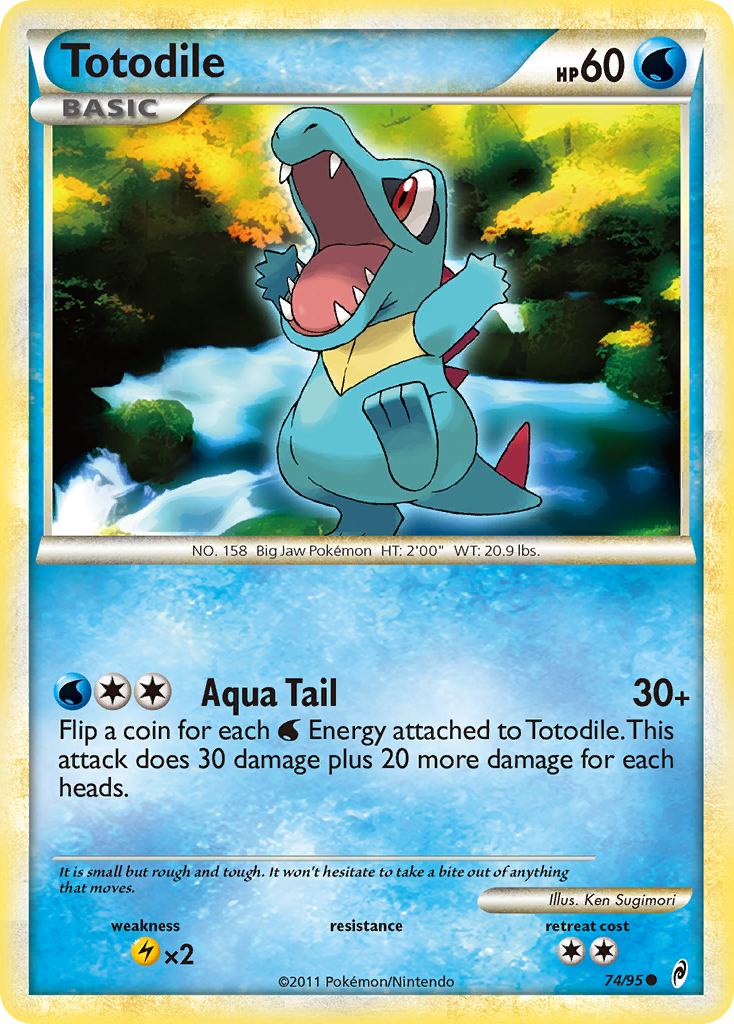 Totodile (74/95) [HeartGold & SoulSilver: Call of Legends] | The Time Vault CA