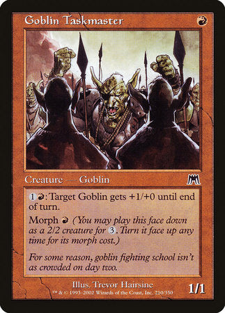 Goblin Taskmaster [Onslaught] | The Time Vault CA