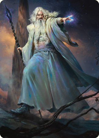 Saruman of Many Colors Art Card [The Lord of the Rings: Tales of Middle-earth Art Series] | The Time Vault CA