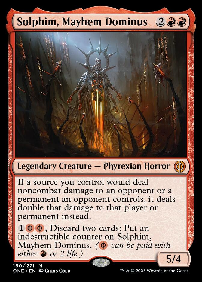 Solphim, Mayhem Dominus [Phyrexia: All Will Be One] | The Time Vault CA