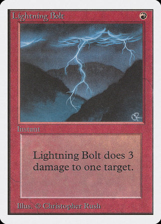 Lightning Bolt [Unlimited Edition] | The Time Vault CA