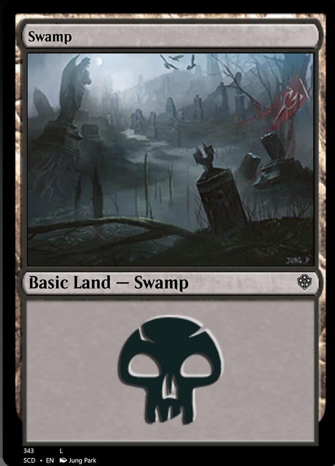 Swamp (343) [Starter Commander Decks] | The Time Vault CA