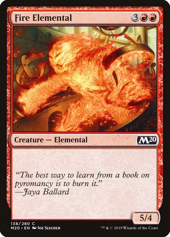 Fire Elemental [Core Set 2020] | The Time Vault CA