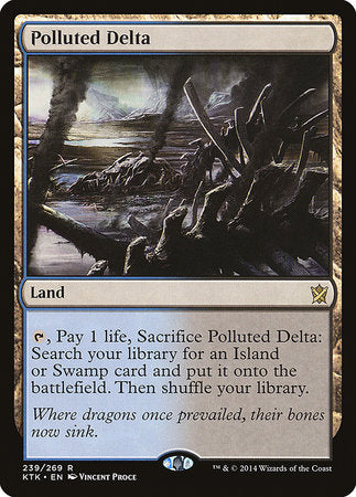 Polluted Delta [Khans of Tarkir] | The Time Vault CA