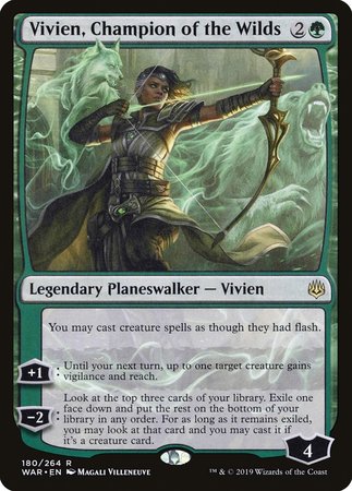 Vivien, Champion of the Wilds [War of the Spark] | The Time Vault CA