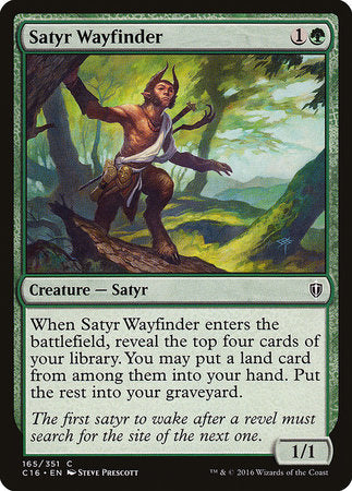 Satyr Wayfinder [Commander 2016] | The Time Vault CA