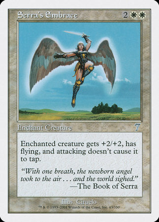 Serra's Embrace [Seventh Edition] | The Time Vault CA