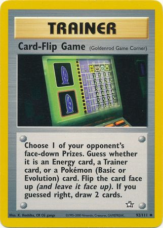 Card-Flip Game (92/111) [Neo Genesis Unlimited] | The Time Vault CA