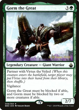 Gorm the Great [Battlebond Promos] | The Time Vault CA