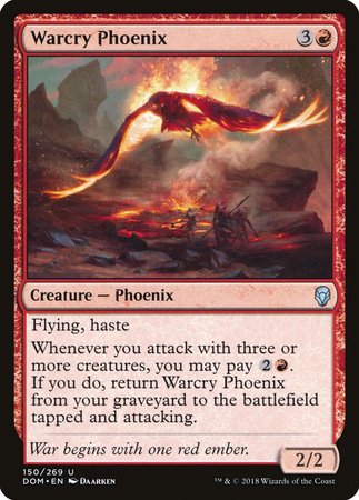 Warcry Phoenix [Dominaria] | The Time Vault CA