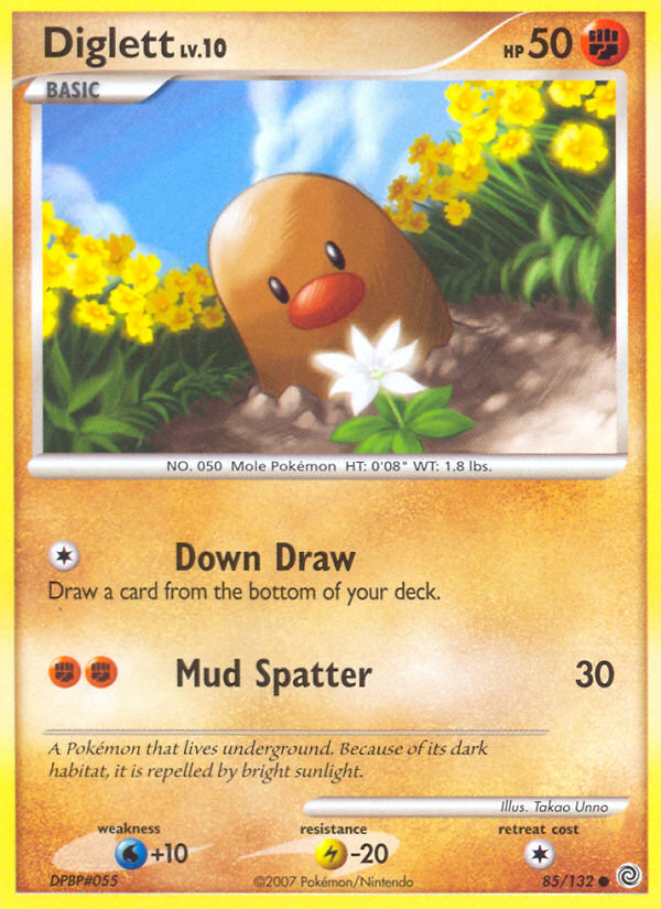 Diglett (85/132) [Diamond & Pearl: Secret Wonders] | The Time Vault CA