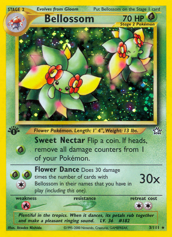 Bellossom (3/111) [Neo Genesis 1st Edition] | The Time Vault CA