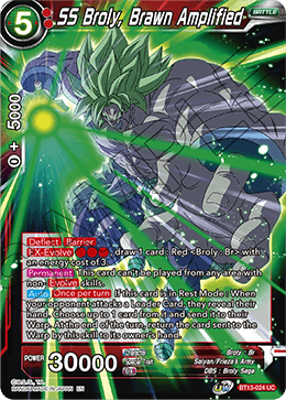 SS Broly, Brawn Amplified (Uncommon) [BT13-024] | The Time Vault CA