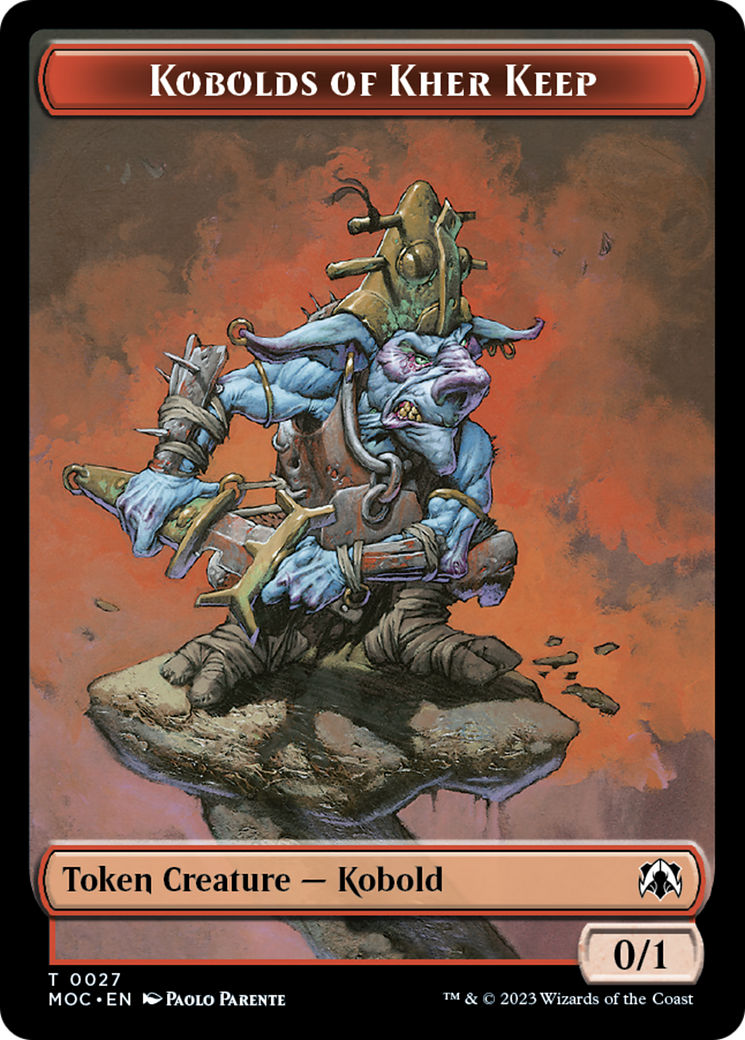 Bird // Kobolds of Kher Keep Double-Sided Token [March of the Machine Commander Tokens] | The Time Vault CA