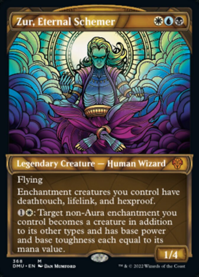 Zur, Eternal Schemer (Showcase Textured) [Dominaria United] | The Time Vault CA