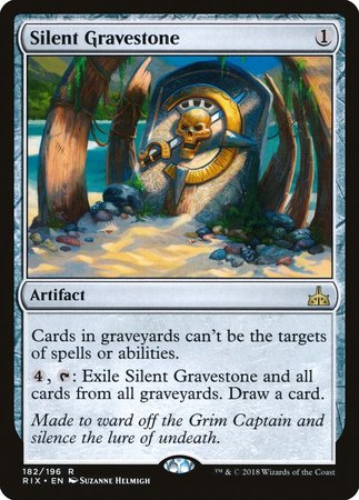 Silent Gravestone [Rivals of Ixalan] | The Time Vault CA