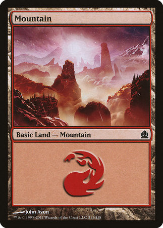 Mountain (311) [Commander 2011] | The Time Vault CA