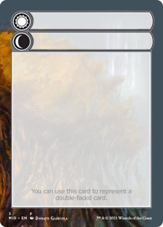 Helper Card (3/9) [Innistrad: Midnight Hunt Tokens] | The Time Vault CA