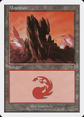 Mountain (340) [Seventh Edition] | The Time Vault CA