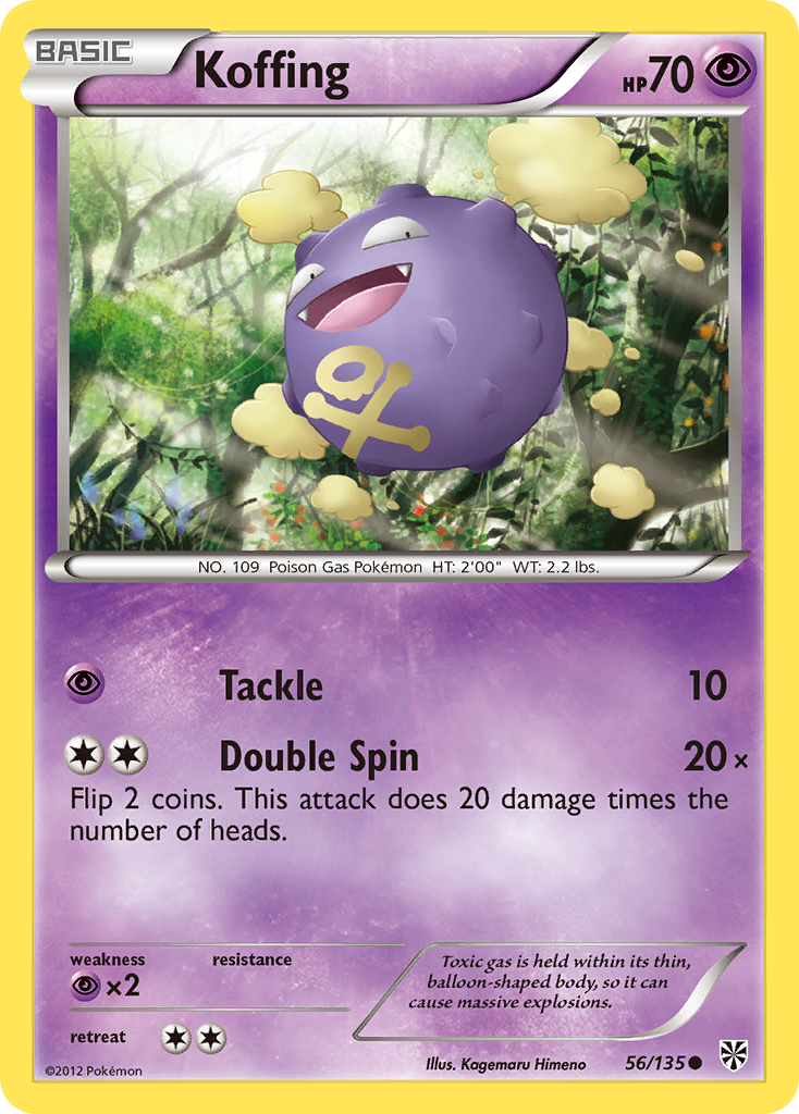 Koffing (56/135) [Black & White: Plasma Storm] | The Time Vault CA